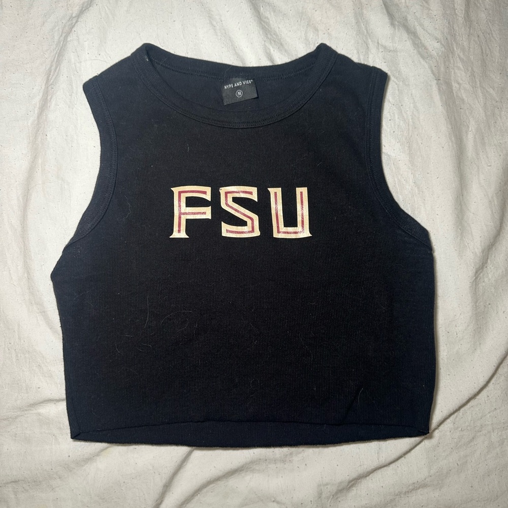 FSU cropped tank